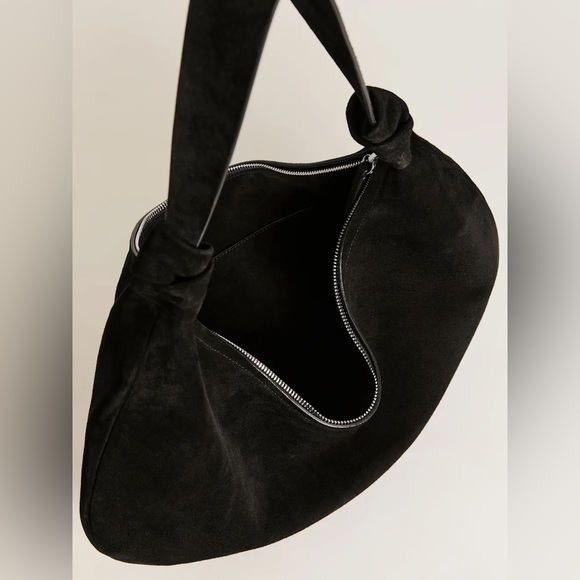 Reformation Rhea Suede Hobo Bag, BRAND NEW - Picture 4 of 11